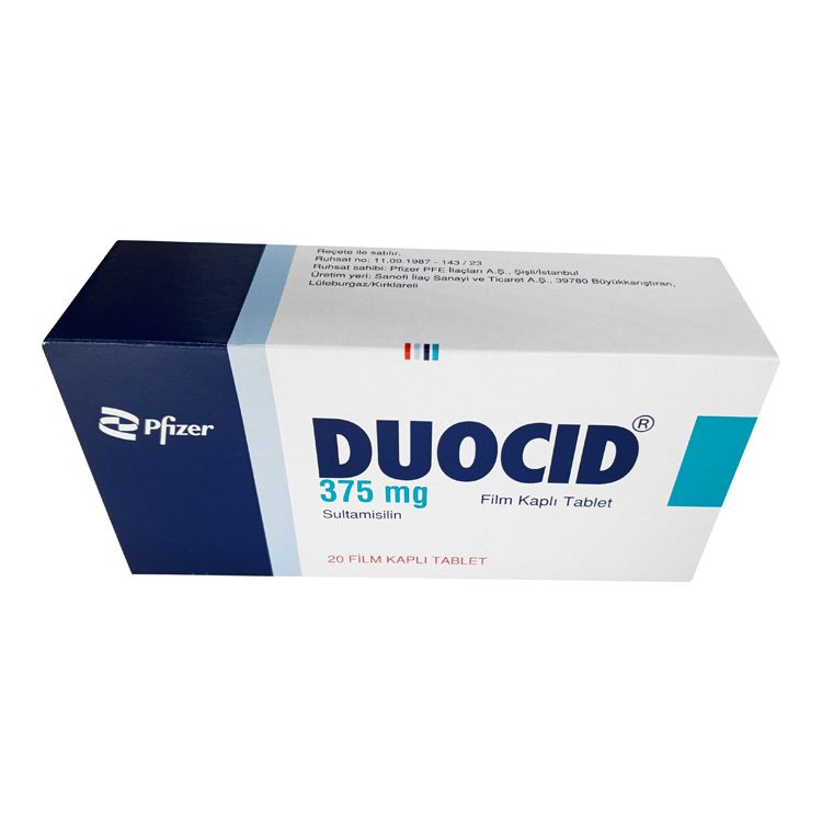 Дуоцид (Амписид) Таб. 375мг №10 Купить В Москве, Санкт-Петербурге.
