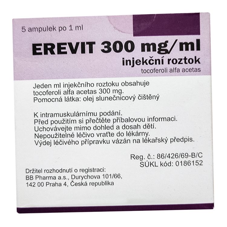 Витамин Е В Ампулах Эревит 300 1мл №5 Купить В Москве, Санкт.